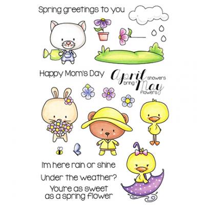 C.C. Designs Clear Stamps - April & May